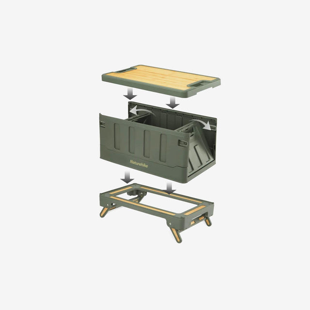 PP Folding Storage Box-Stand